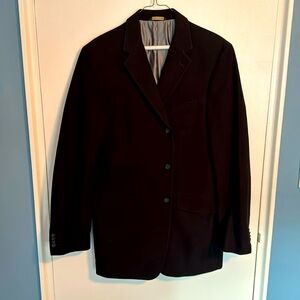 Banana Republic Corduroy Sport Coat Black Blazer 42L